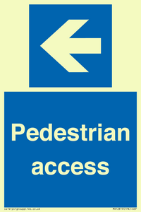 Pedestrian access